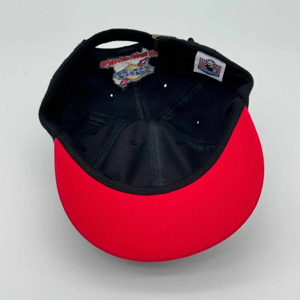 Vintage Nascar Sunoco Toledo Turnaround 2004 Hat Strap Back Adjustable Black Red - Picture 7 of 7